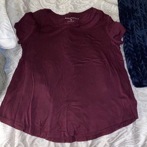 Maroon shirt